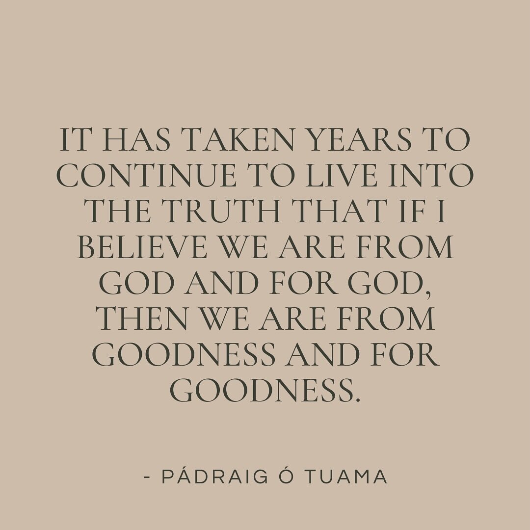 This has been the cry of my heart and the song of my soul for the past year: goodness and wholeness. We are from goodness for goodness. In Hebrew, &lsquo;tov&rsquo; (טוב) encapsulates this profound truth - that from the very beginning, God ordained e