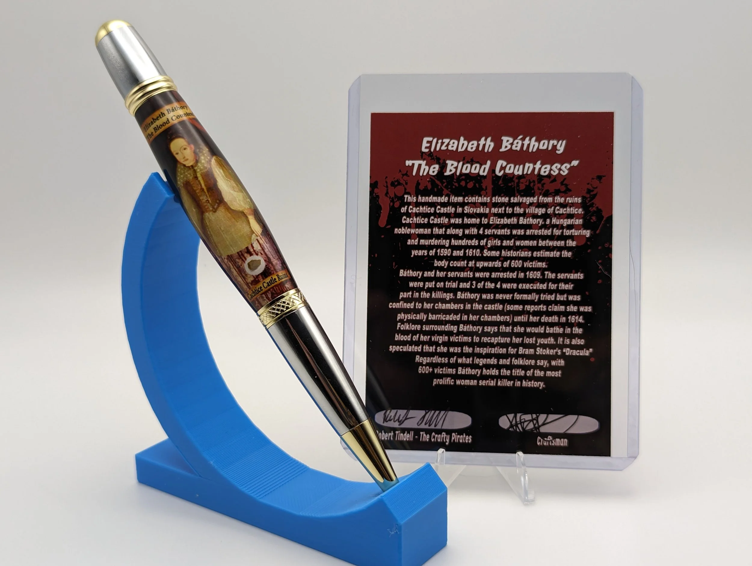 Elizabeth Bathory - Authentic Stone from Castle Grounds!