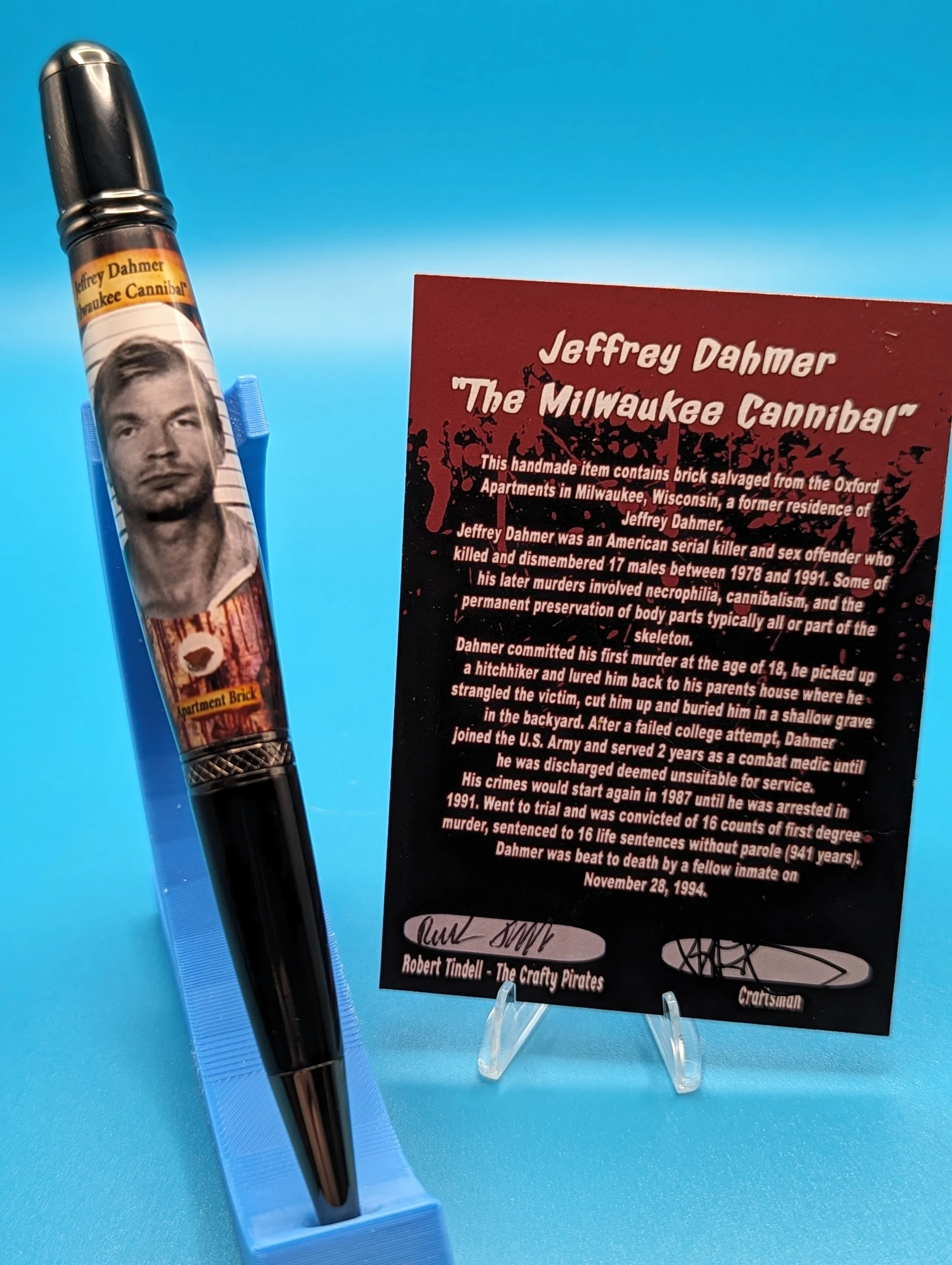 Jeffrey Dahmer - Authentic Apartment Brick!