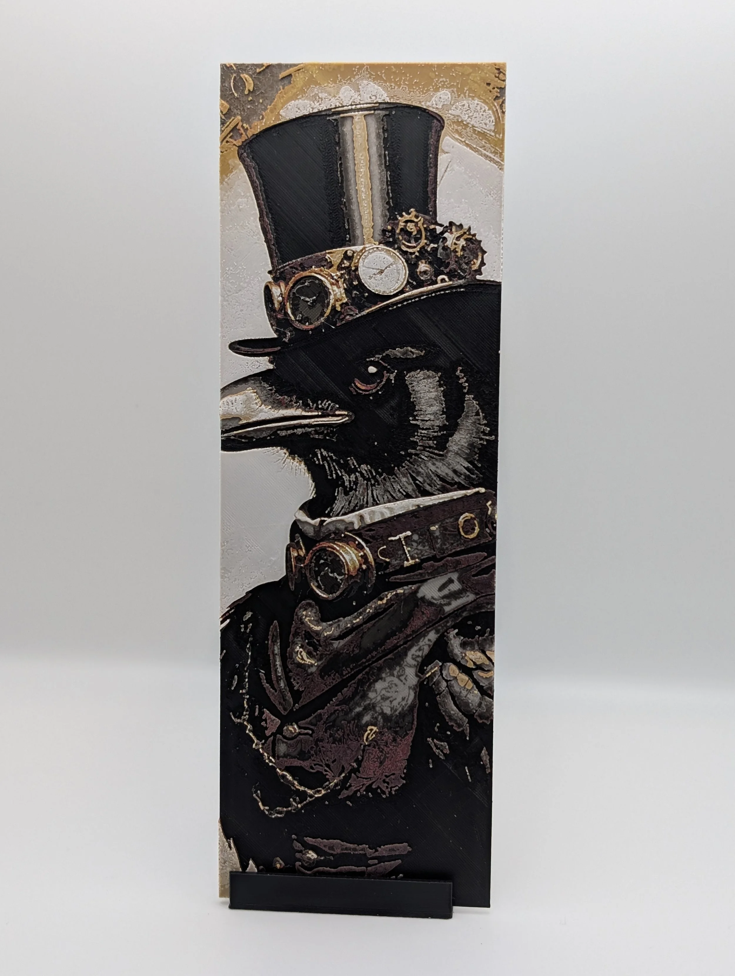 Steampunk Raven Bookmark
