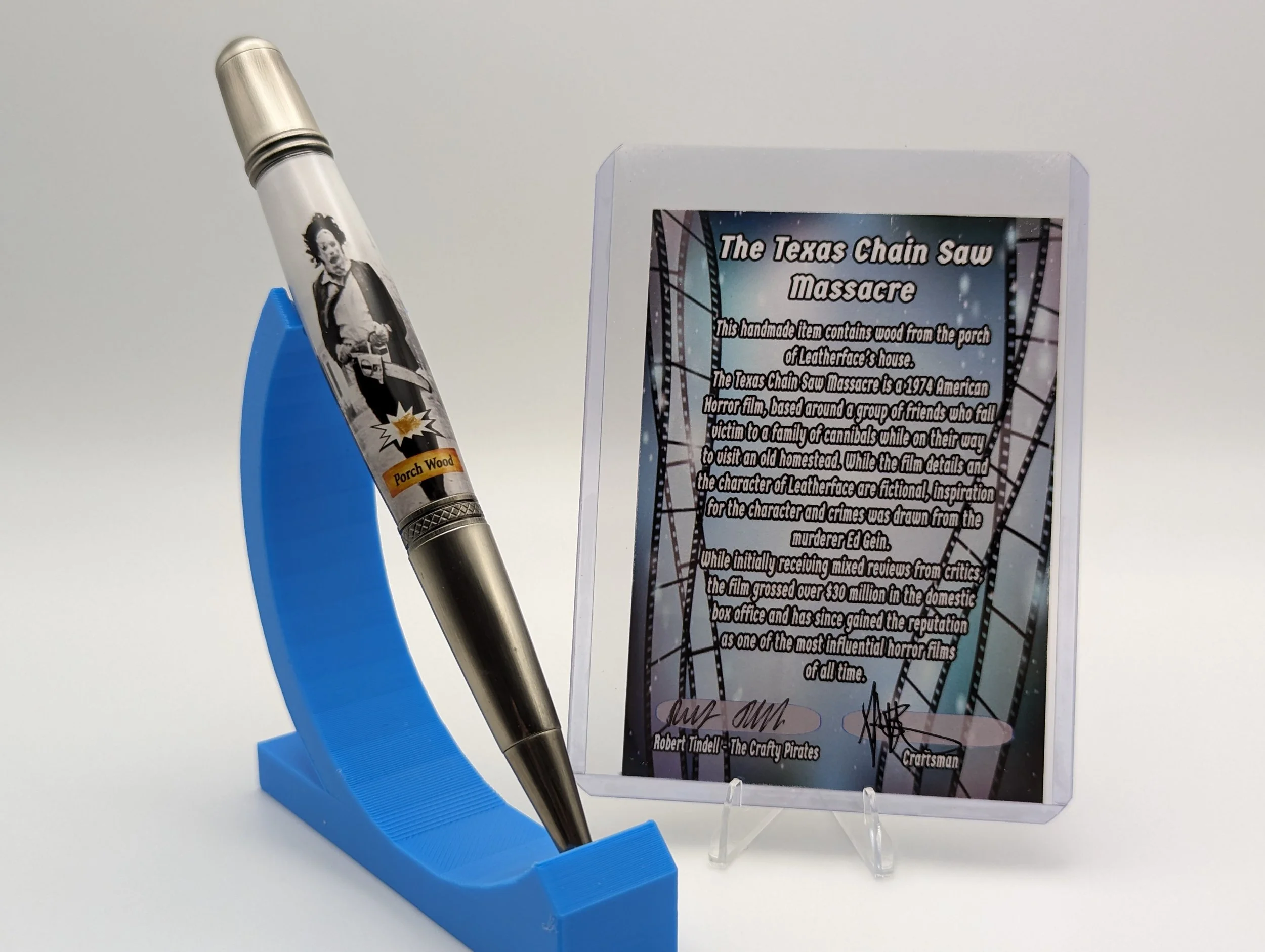 Texas Chainsaw Massacre - Pens of Terror Series: Authentic Piece of Porch Wood