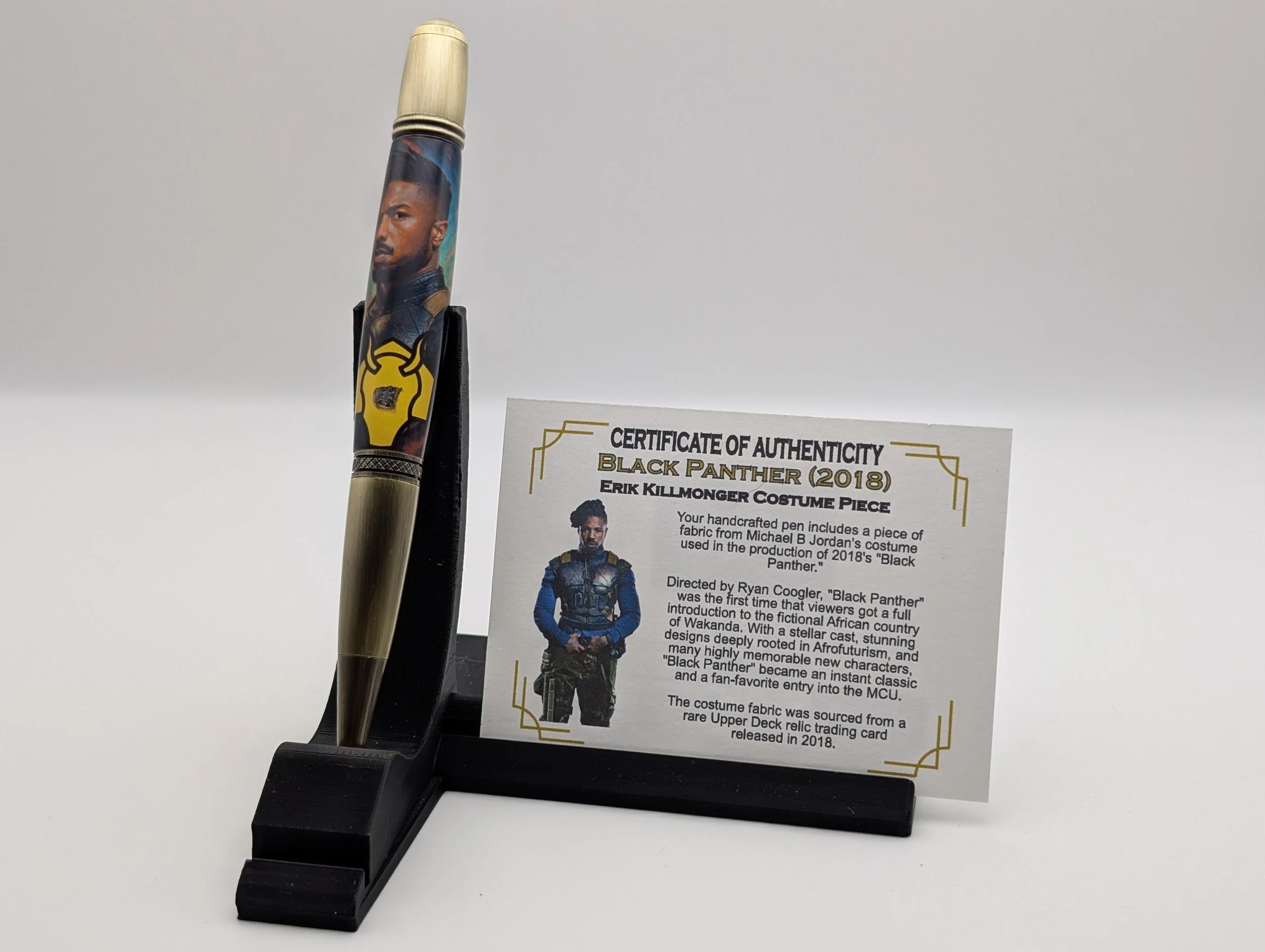 Black Panther - Authentic Piece of Erik Killmonger Costume