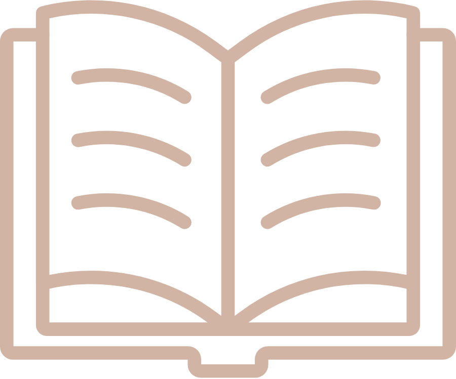 Icon representing social stories used to prepare toddlers for sleep changes