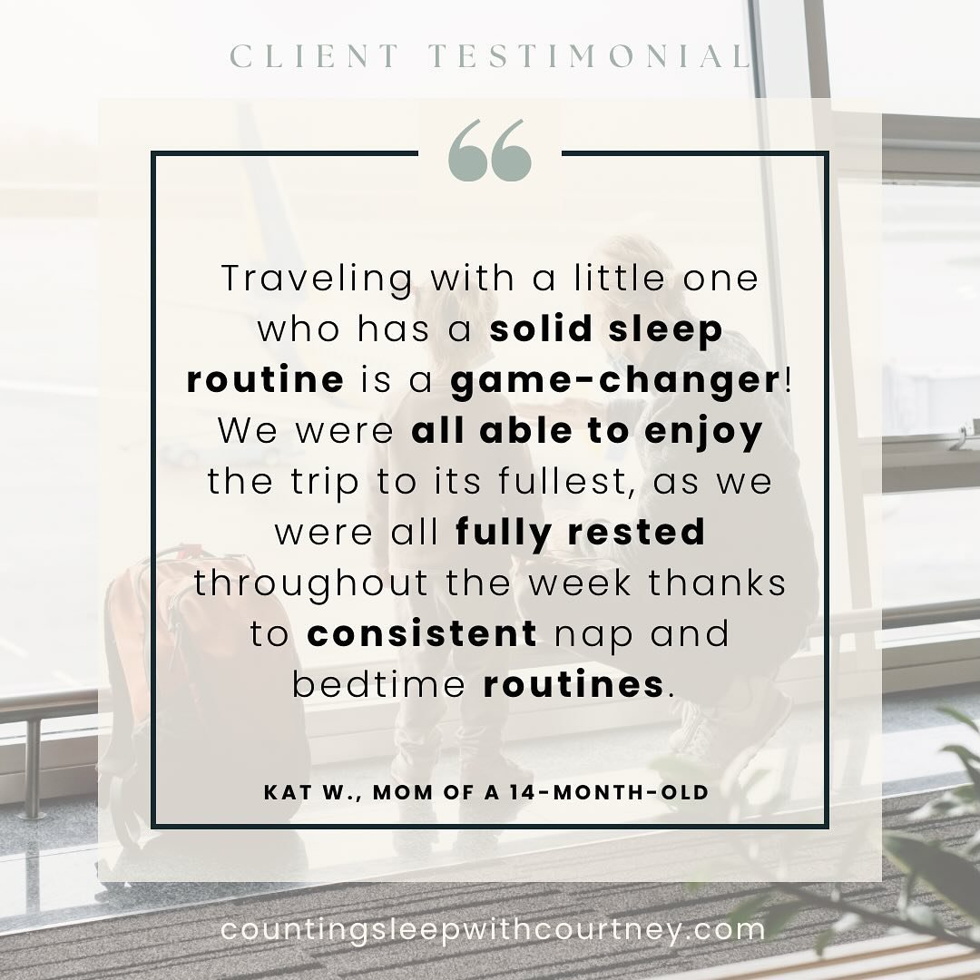 Starting with a good sleeper before traveling is a game-changer! Having a baby or toddler that knows how to sleep can make traveling go so much more smoothly. Even when good sleepers are not on their normal schedule while traveling, they can more eas