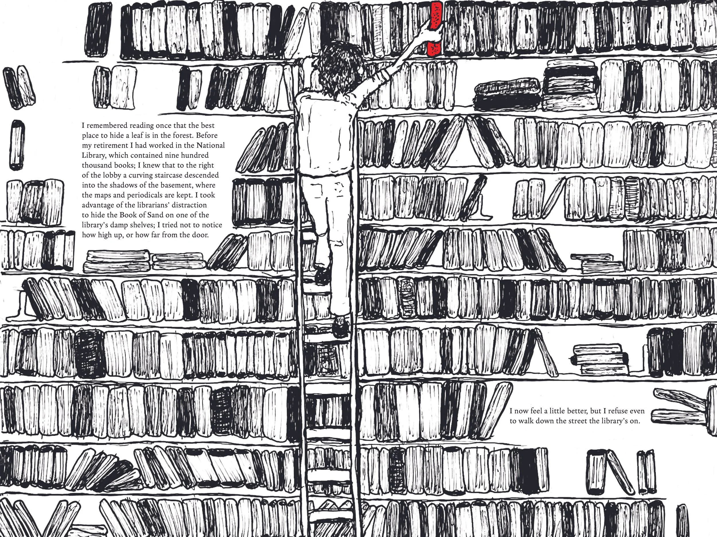 The Book of Sand : Book Design