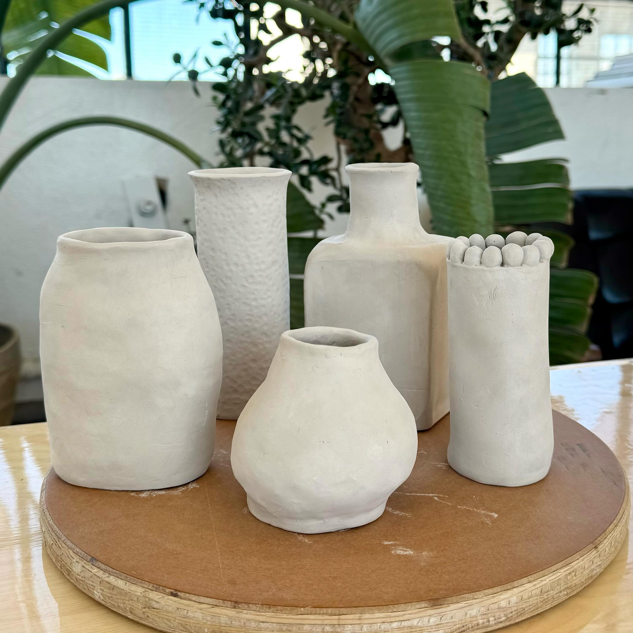 Five more means fourteen to go! 

#budvases 
#yycpotter 
#yycceramics