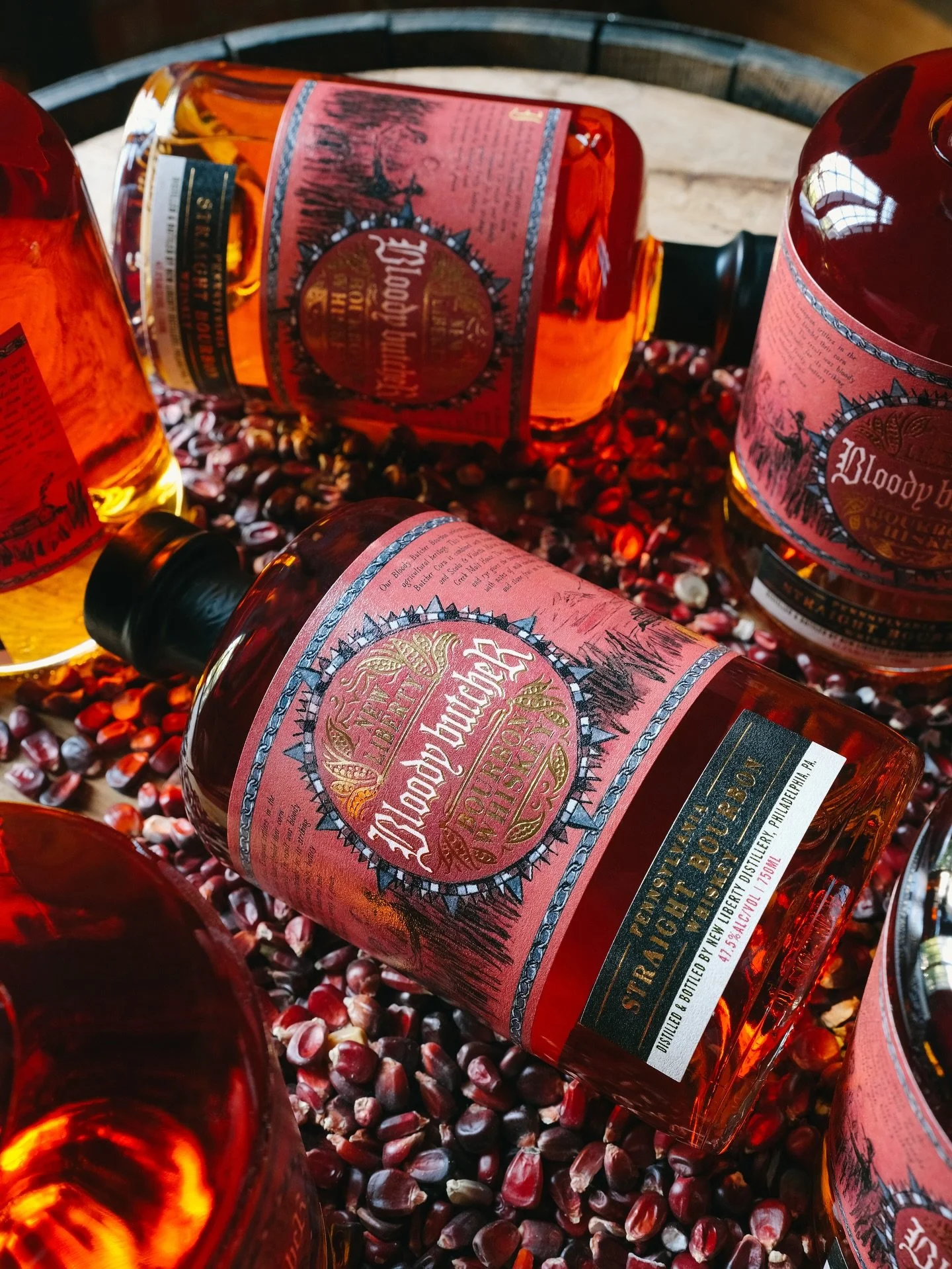 A name that sounds sinister. A spirit that&rsquo;s anything but. 🩸 Bloody Butcher Straight Bourbon...aged, honest, and unmistakably Pennsylvanian. #Newliberty