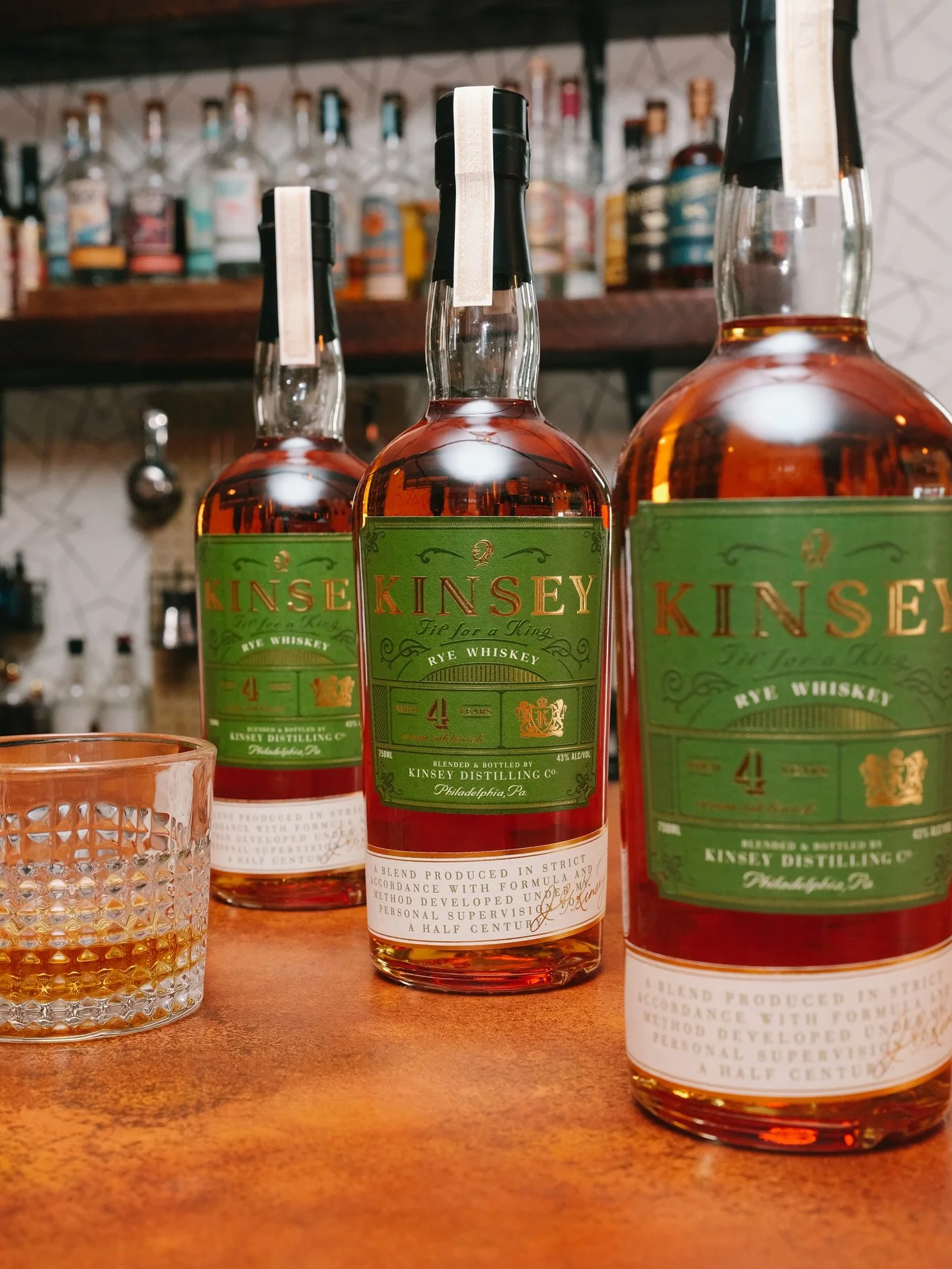 Get your Kinsey fix at @thebarcart_pa. Enjoy a pour at the bar or grab a bottle to take home. #TheBarCart #Kinsey