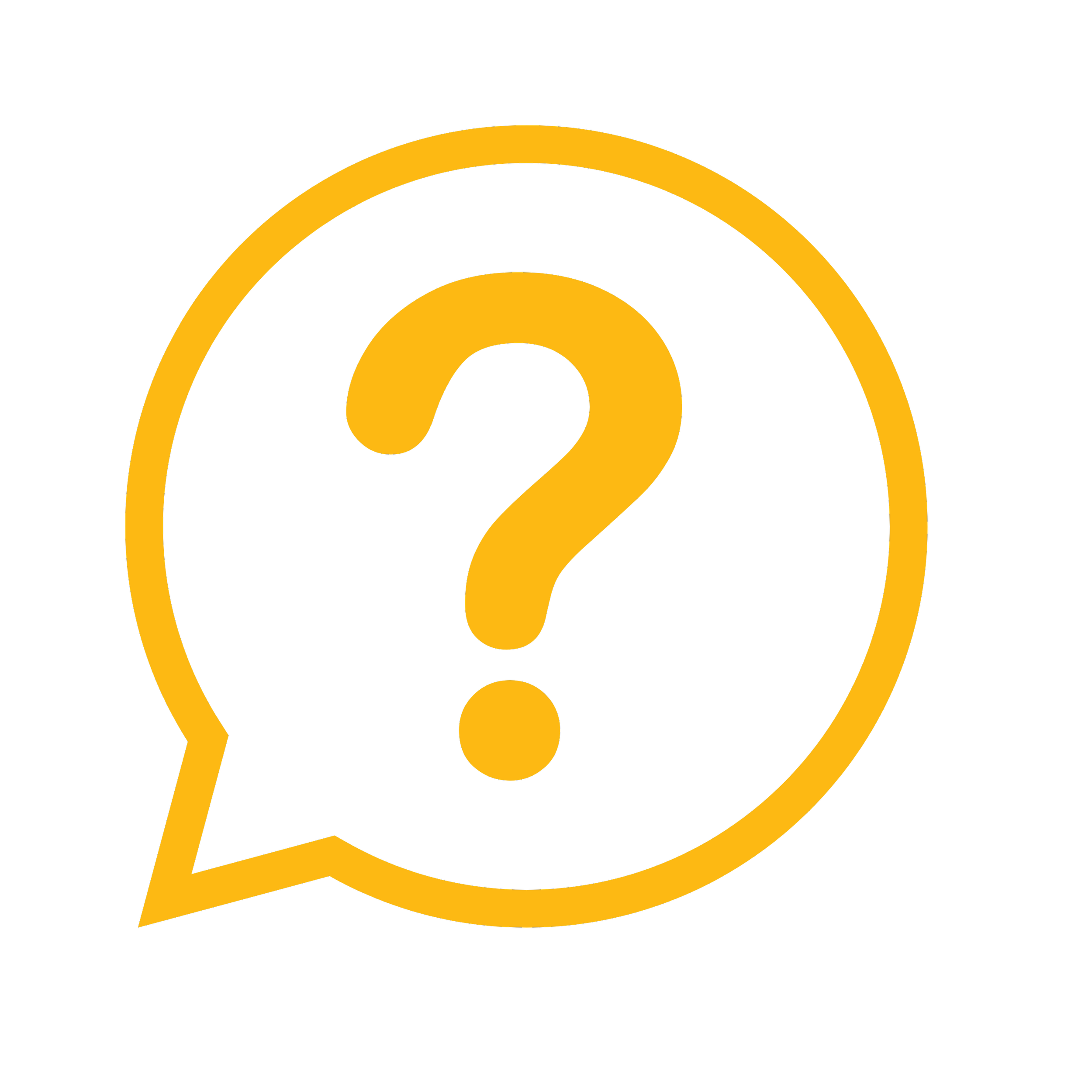 Yellow Wi-Fi symbol on a black background.