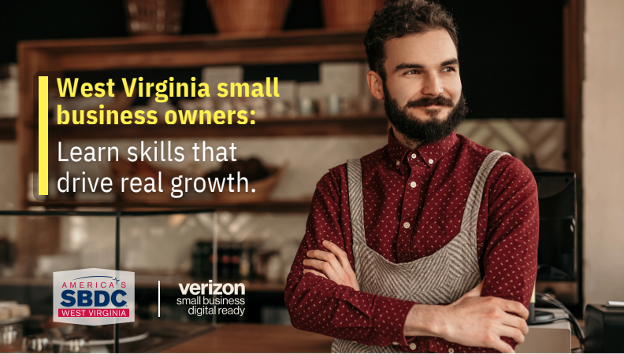 The West Virginia Small Business Development Center partners with Verizon to offer an online training platform and a grant opportunity for West Virginia small businesses