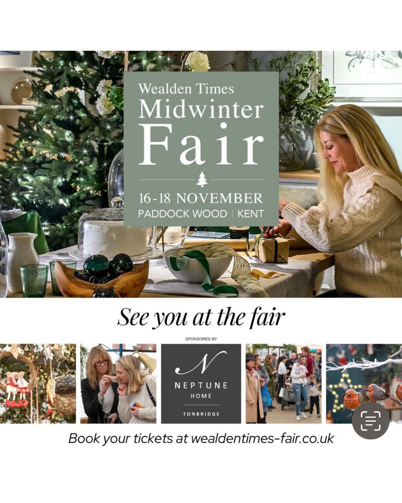 We are so thrilled to be selling at The Wealden Fair this year. Thursday 16th November-Saturday 18th November. Please come and say a big smiley hello. We would love to meet as many of you as possible and help you with some Christmas shopping. There r