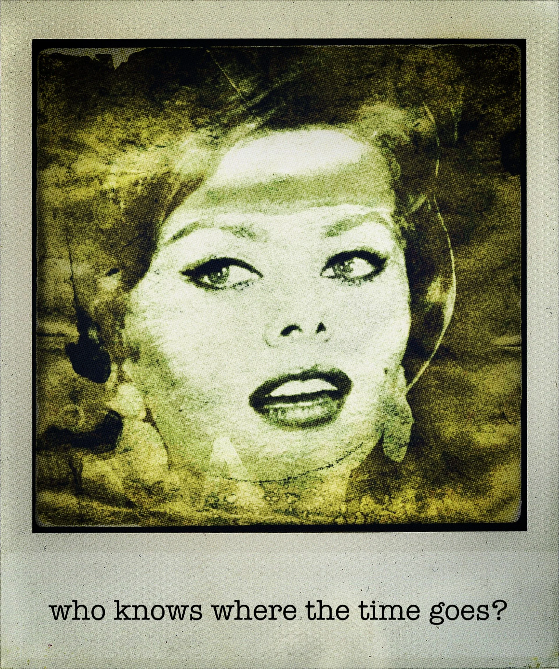 Time fades away fake polaroid