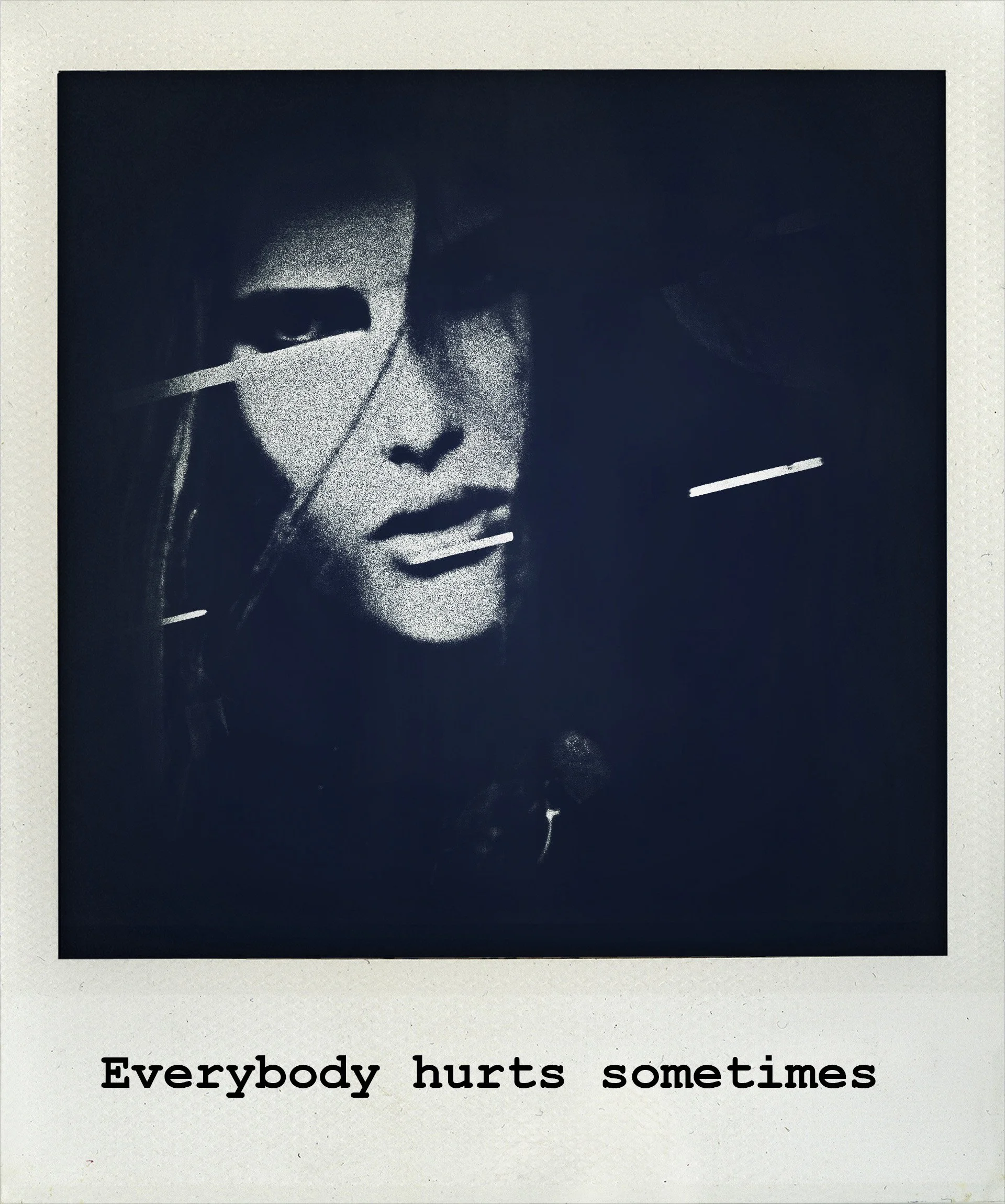 Time fades away fake polaroid