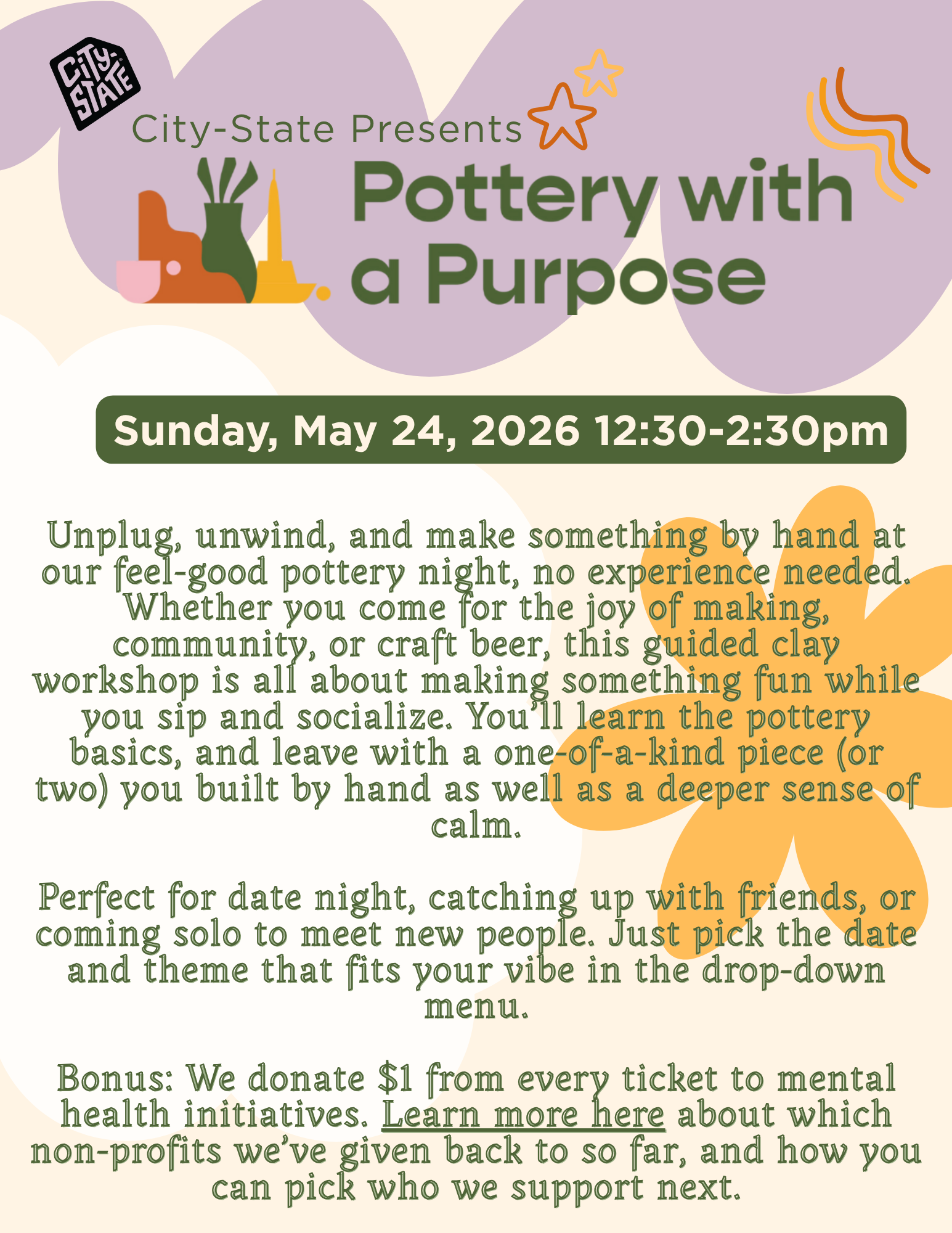 Sip n Sculpt w/ Potter With A Purpose 