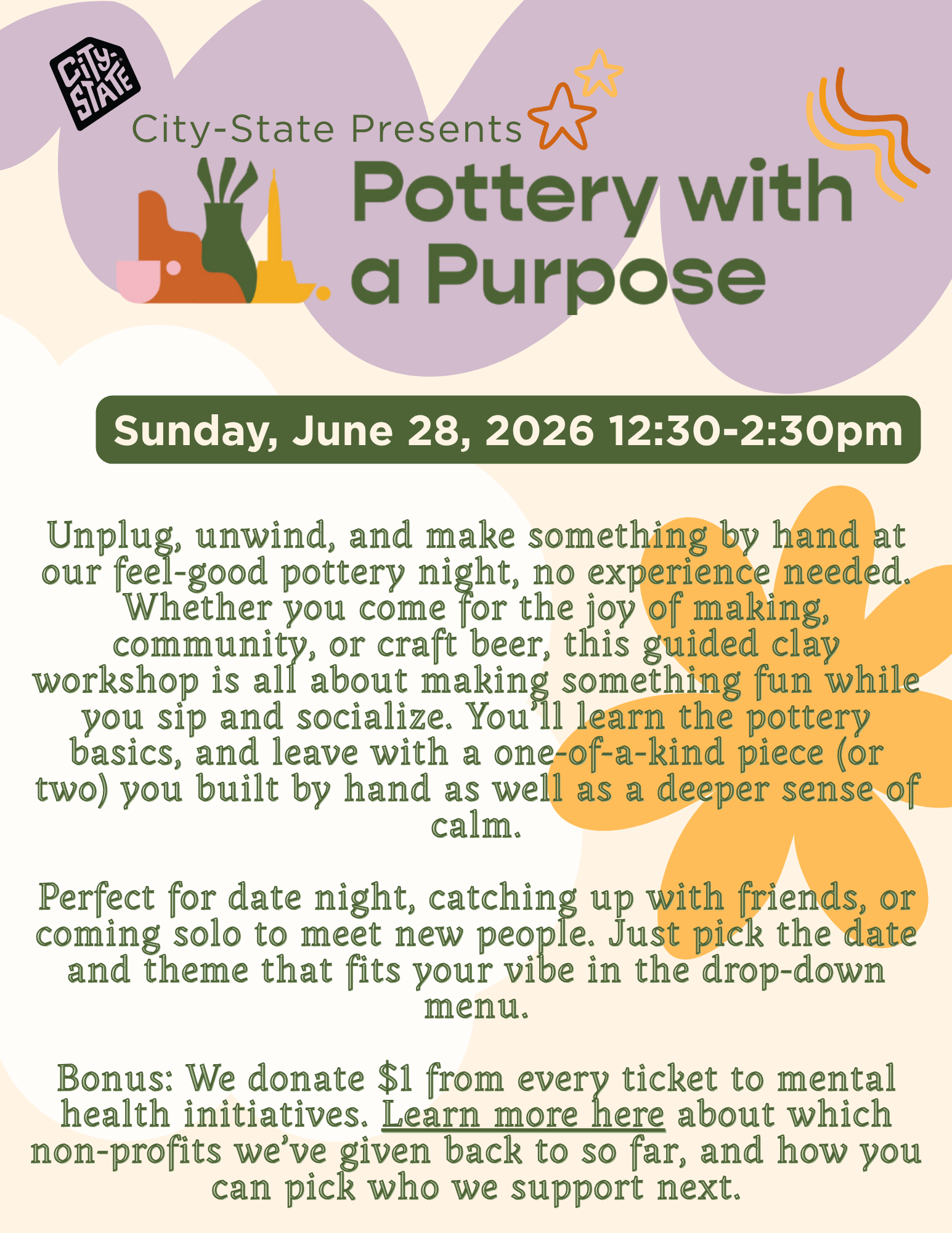 Sip n Sculpt w/ Potter With A Purpose 