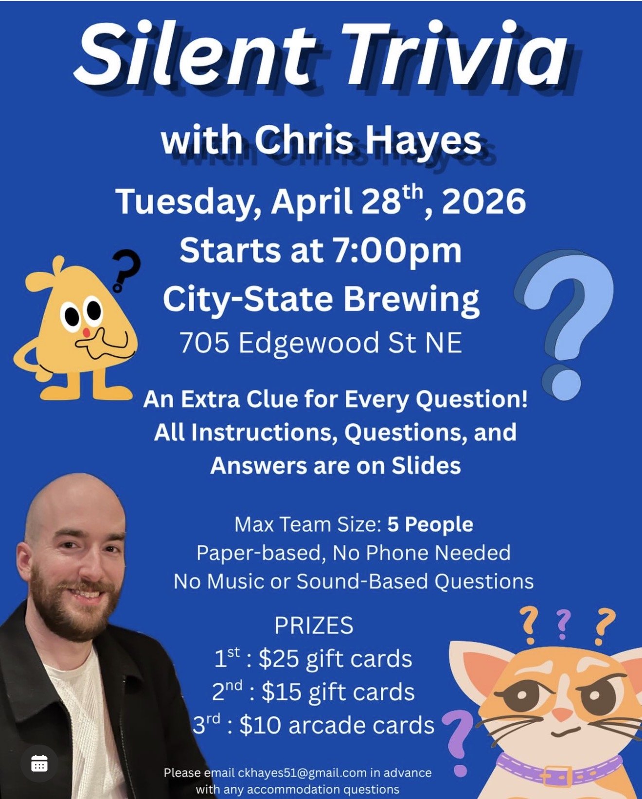 FREE: Silent Trivia w/ Chris Hayes
