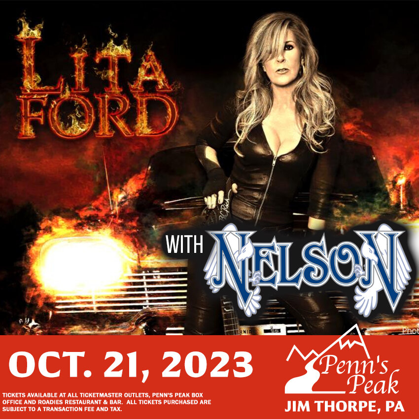 Jim Thorpe, PA! We'll see you next month with Lita Ford @pennspeakofficial on Saturday, Oct. 21st. Get your tickets now while you can &rarr; https://bit.ly/3t9s3o5
 #jimthorpe #pennsylvania #nelson #rocknroll #jimthorpepa #carboncountypa