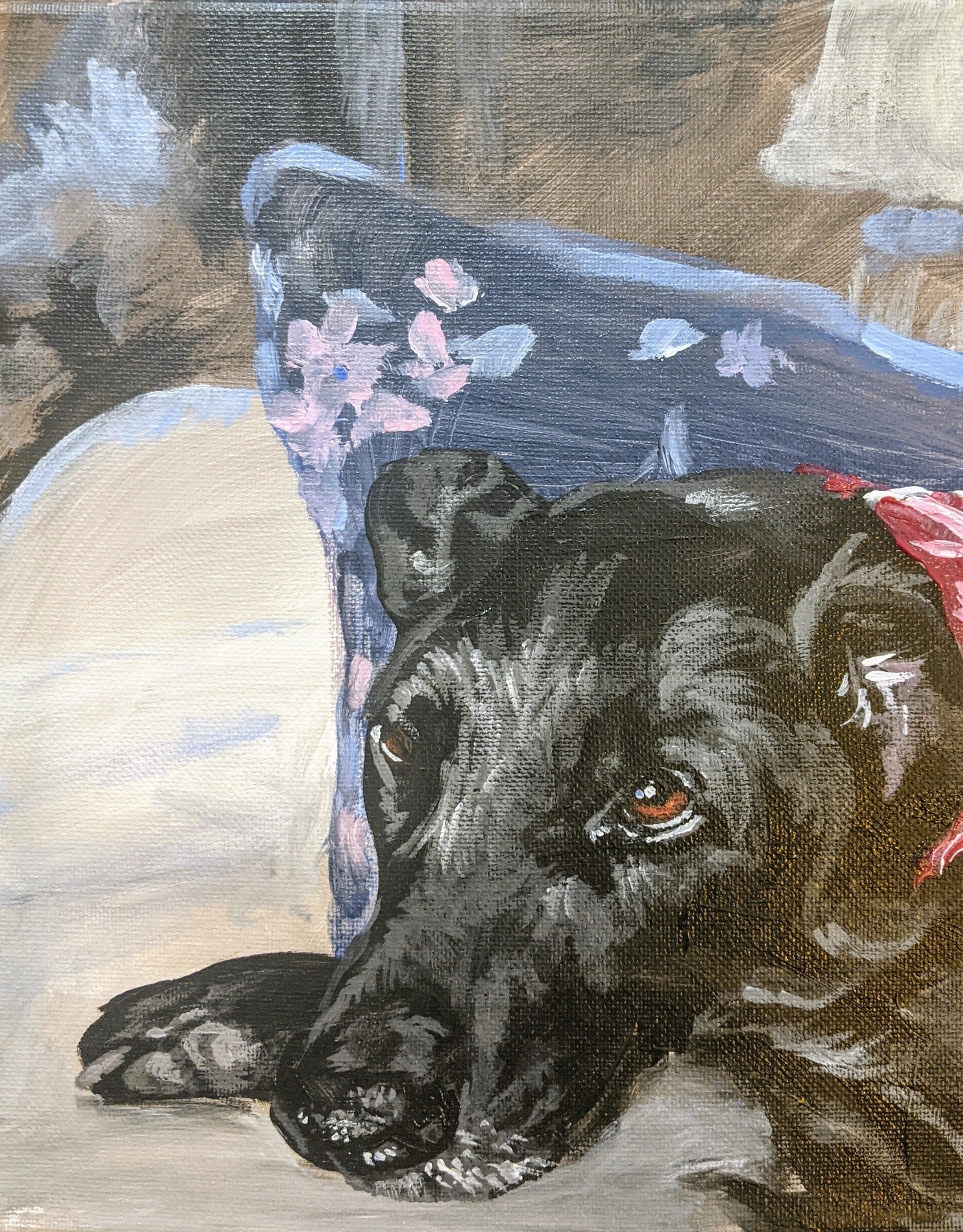 Acrylic on Canvas Board, 2020