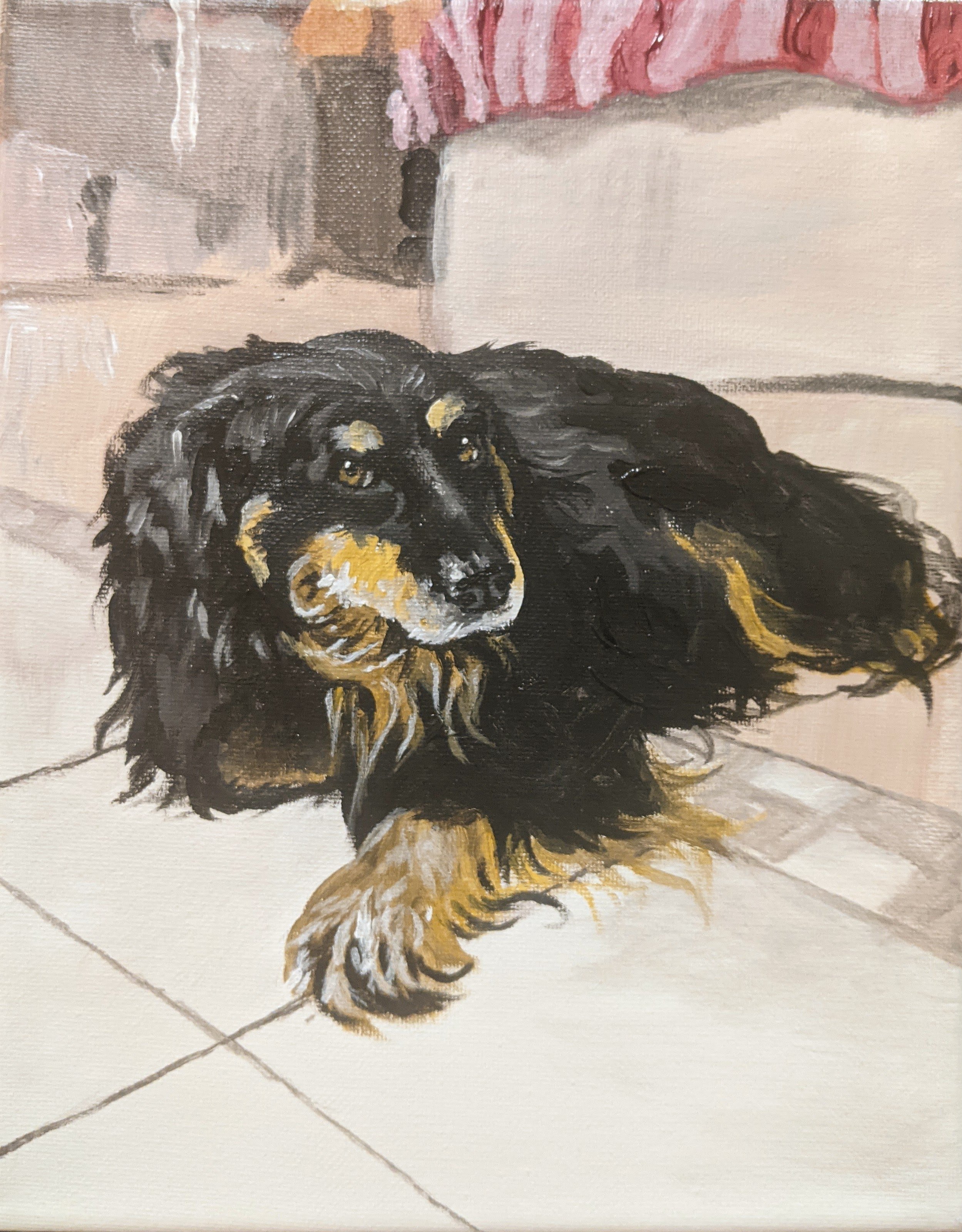 Acrylic on Canvas Panel, 2020