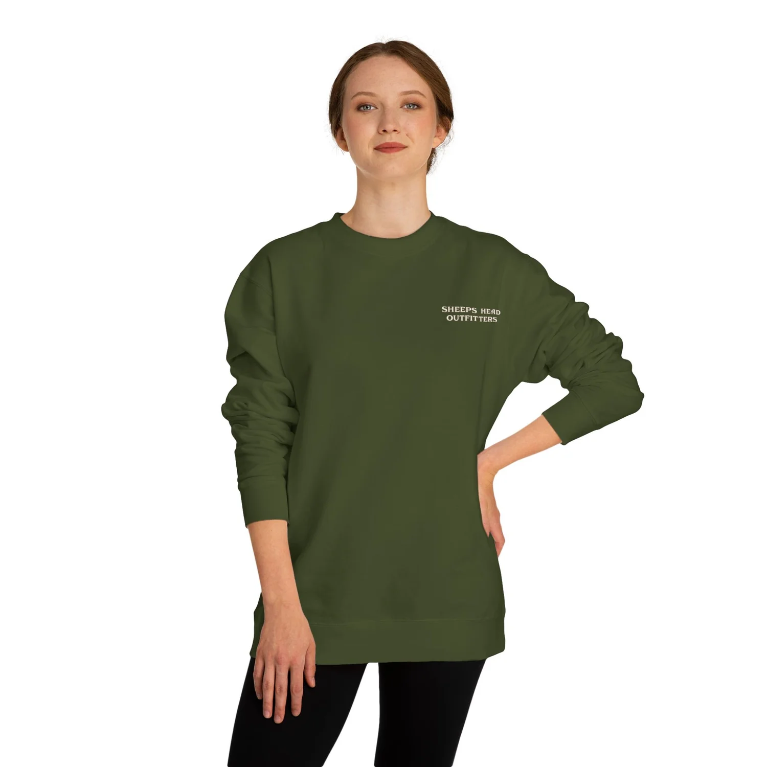 Sheep's Head Sweatshirt - Adventure Ready Unisex Crew Neck