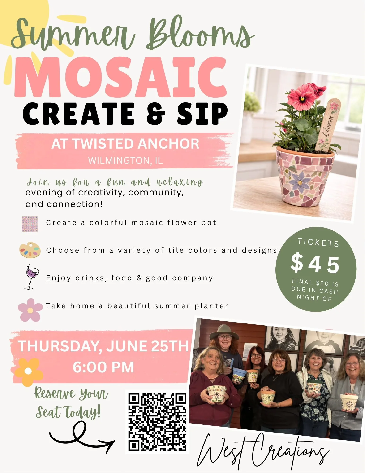 Mosaic Create & Sip