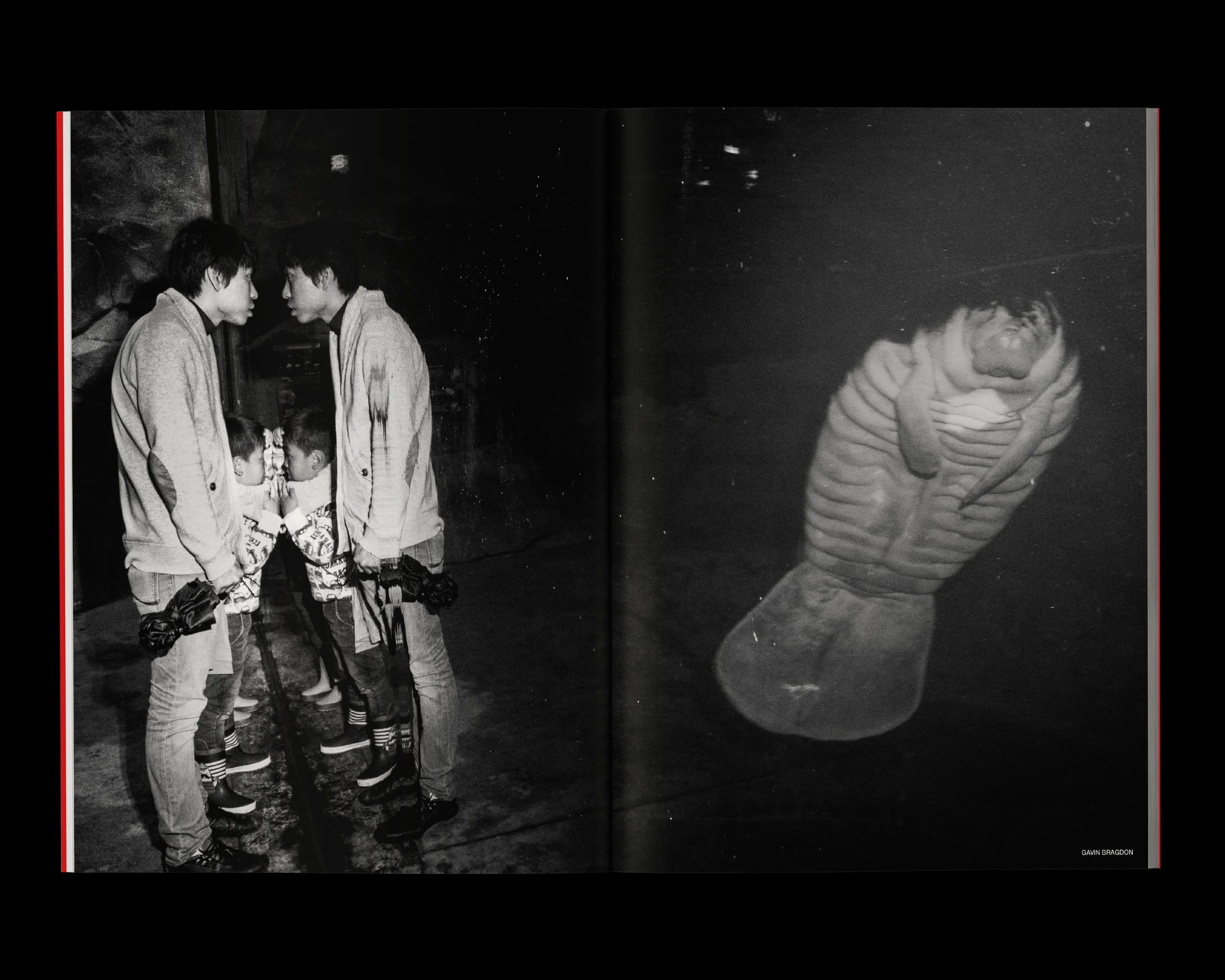 Revoke Zine na.01 FLASH inside spread showing contemporary street and documentary photography