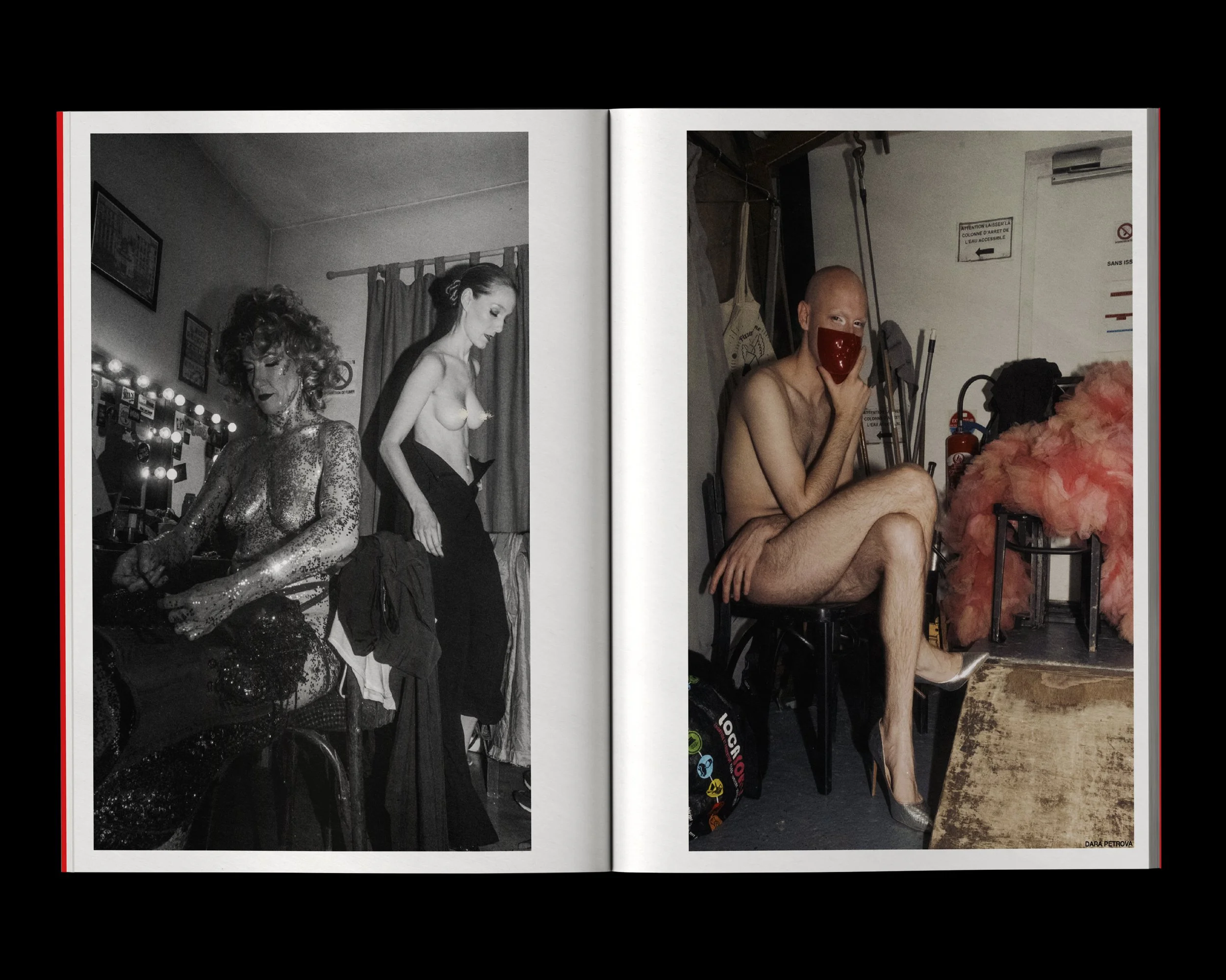 Revoke Zine na.01 FLASH inside spread showing contemporary street and documentary photography