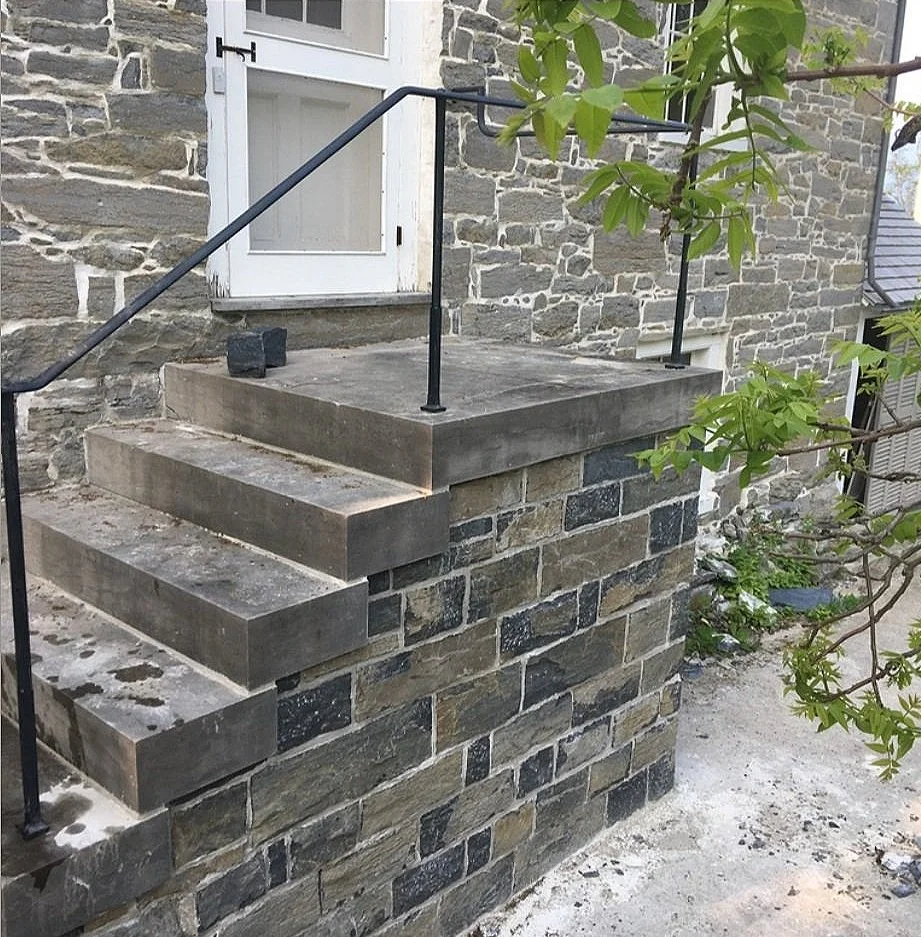 Stone stairs. Essex, NY