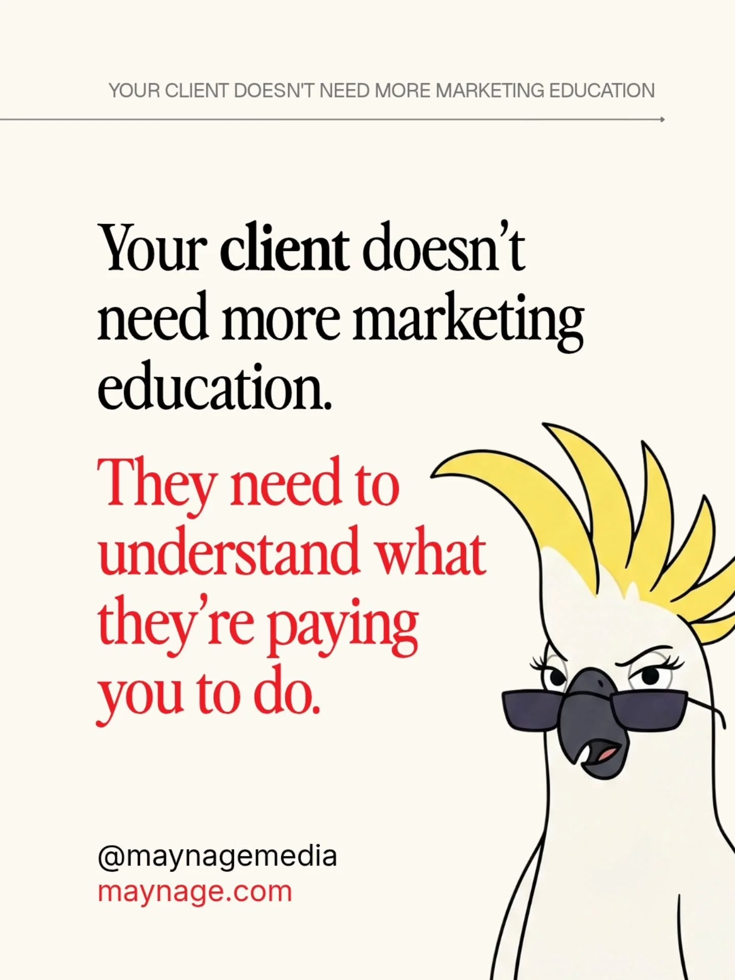 A lot of &ldquo;marketing problems&rdquo; are actually expectation problems wearing a marketing costume.

If the objective is awareness, measure awareness.

If the objective is lead generation, measure leads and lead quality.

If the objective is sal