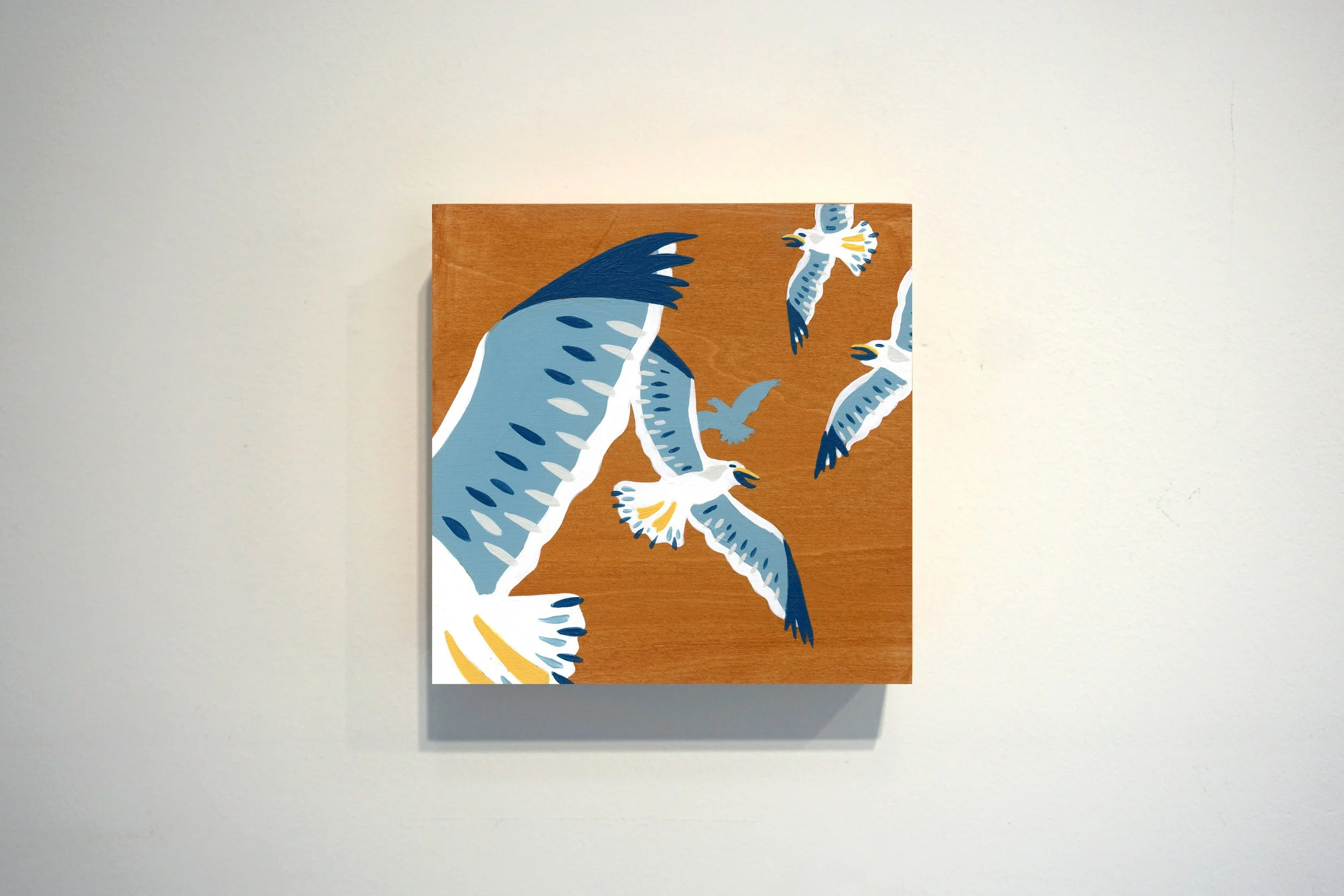 Wooden Seabirds 01 - SOLD