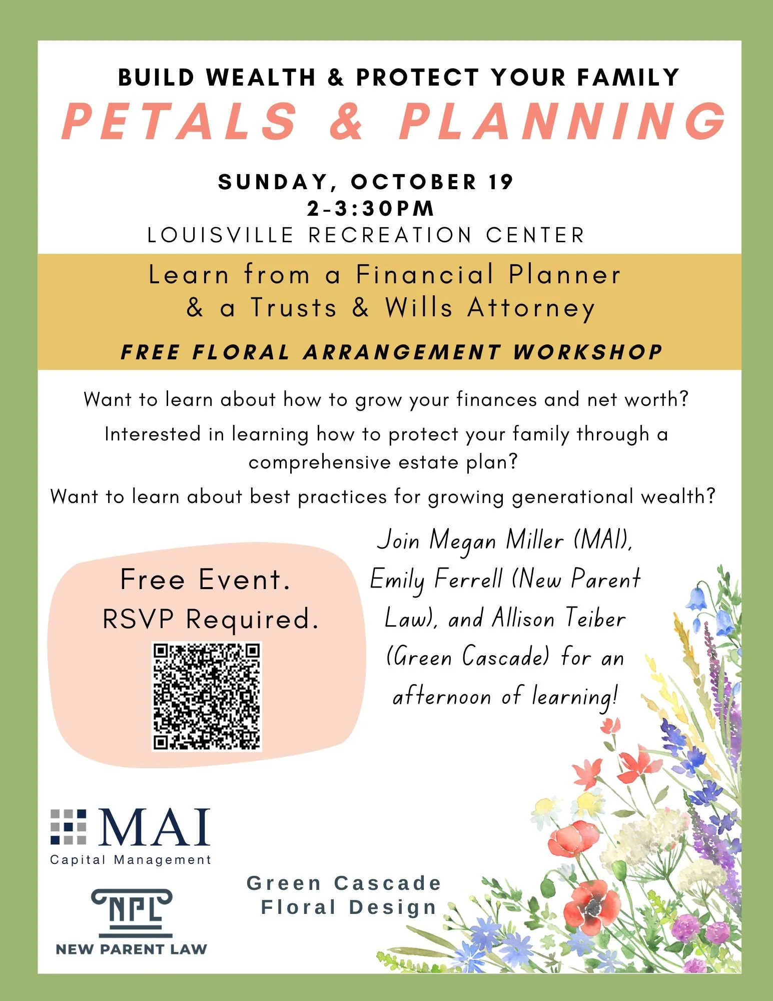 Petals & Planning: Build Wealth & Protect Your Family