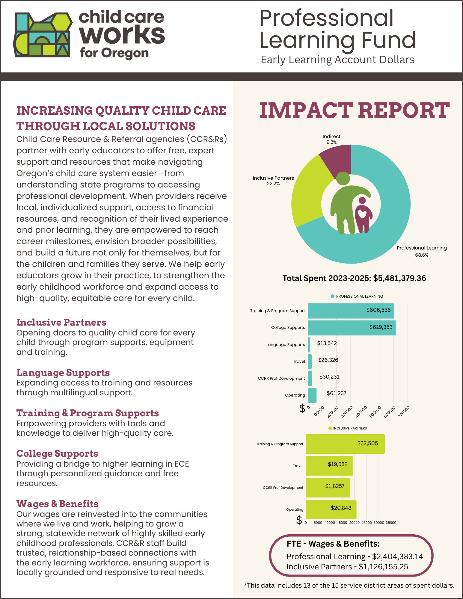 professional learning fund report