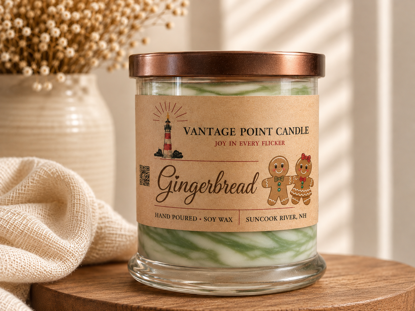 Gingerbread Soy Candle 9oz.