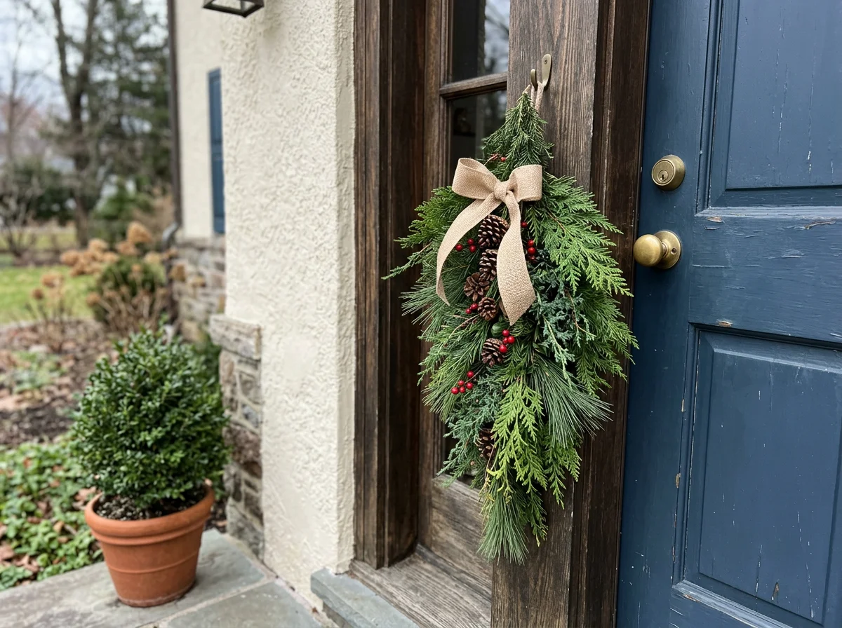 Fresh Vermont Evergreen Swags