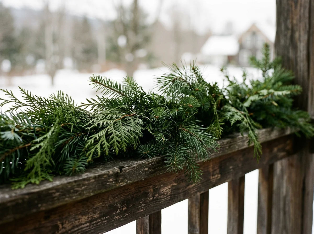 Fresh Vermont Evergreen Garland