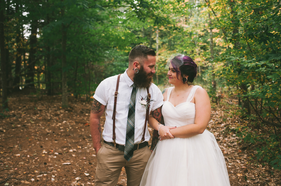 Kaylin & Hunter Joe - Backyard wedding in Maine