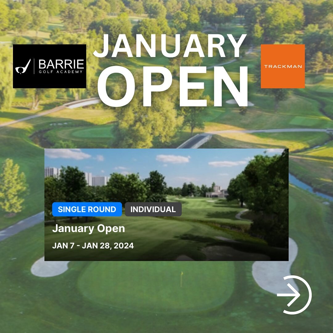 📣Our very own BGA tournament ⛳️

🏌🏽&zwj;♂️Open to Male and Female 13+ years🏌🏻&zwj;♀️

🏆Prizes for top spots 

Swipe to the right for more details 👉🏼

#golftournament #bgatournament #barriegolfacademy #indoorgolftournament #trackman #golflover