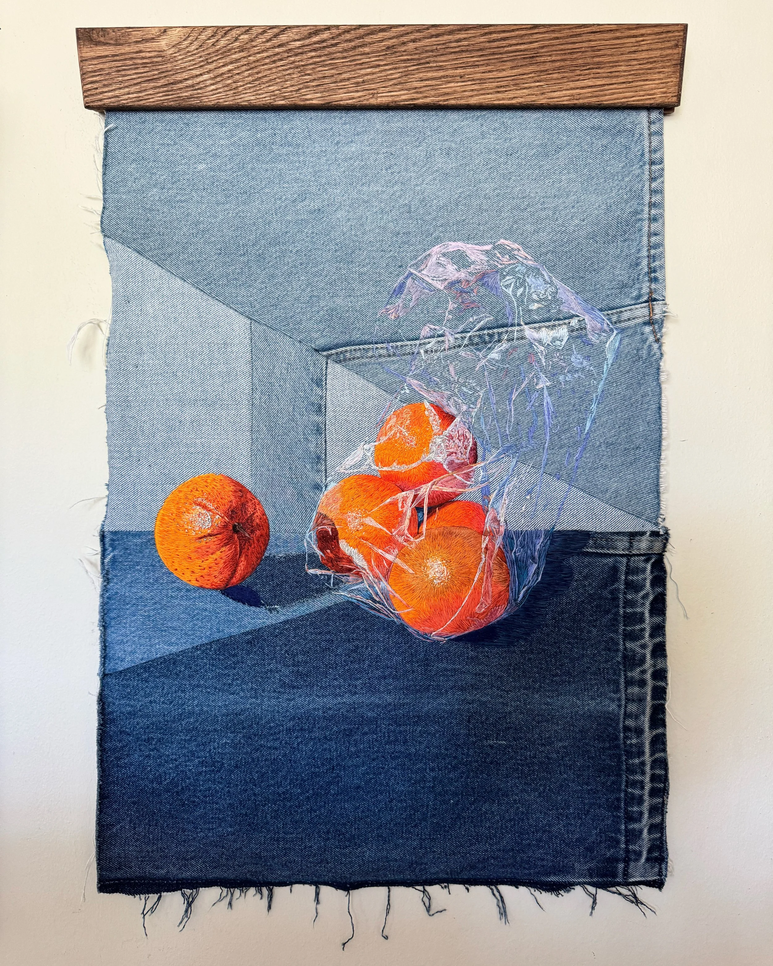 Oranges in a Plastic Bag