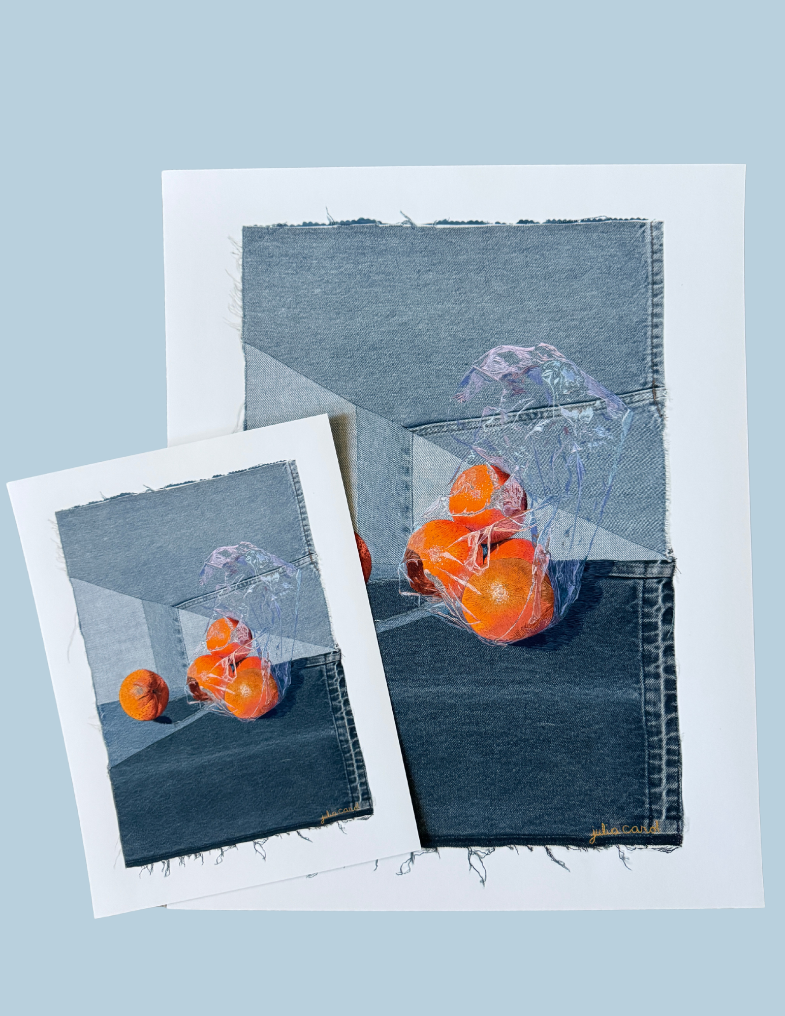 Oranges in a Plastic Bag SMALL Print