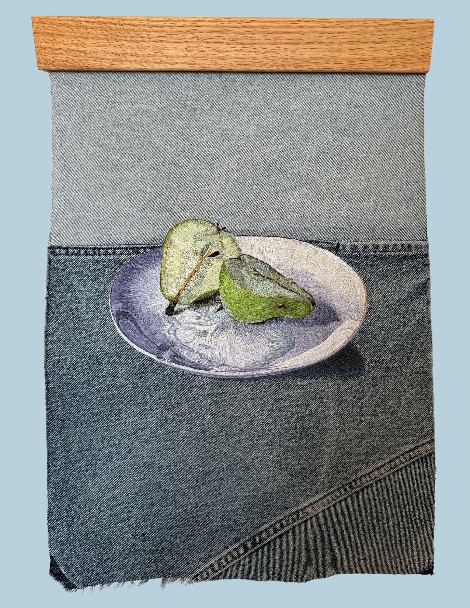 Sliced Pear・
2024・
16" x 23"・
$2000