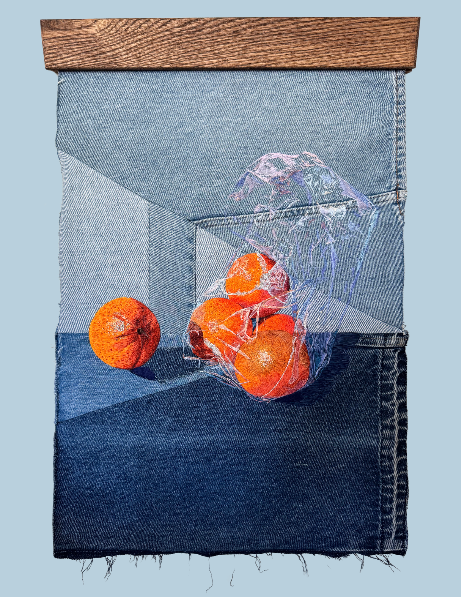 Oranges in a Plastic Bag・2024
16.5" x 24.5"・$2000