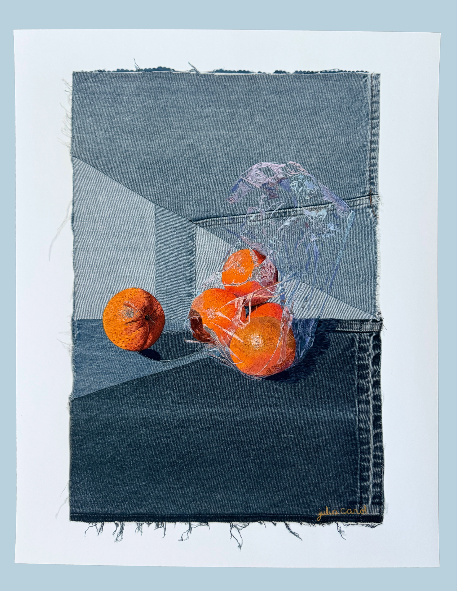 Oranges in a Plastic Bag LARGE Print