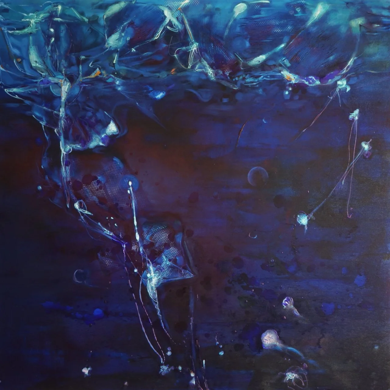 Deep Blue  
150cm x 150cm