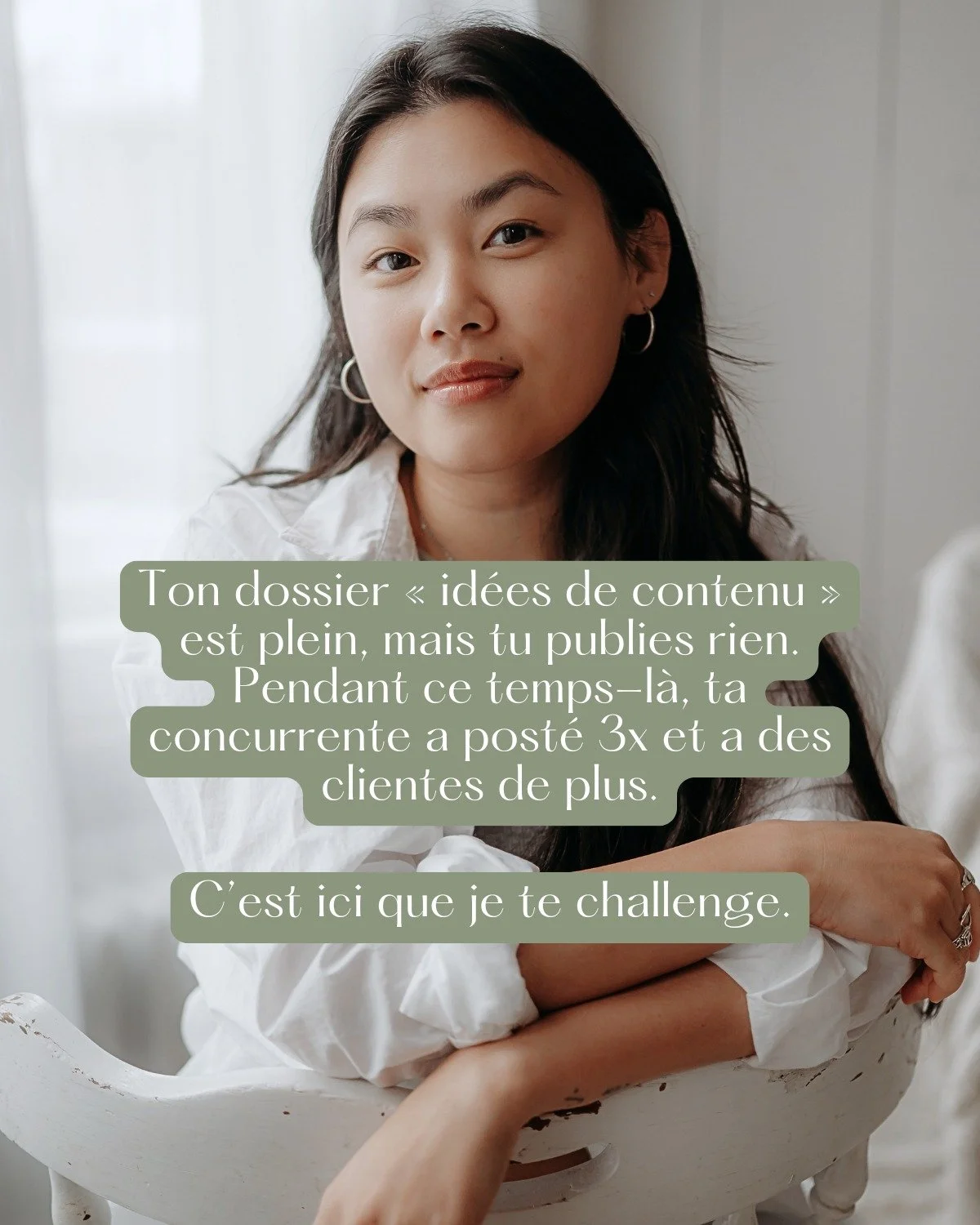 Si t'as regard&eacute; mes slides et tu t'es reconnue, c'est pas un hasard 👀

Mon approche est pas pour tout le monde. I know ! Je suis directe, je vais te challenger, et je te dirai pas toujours ce que tu veux entendre.

Boost de d&eacute;part, acc