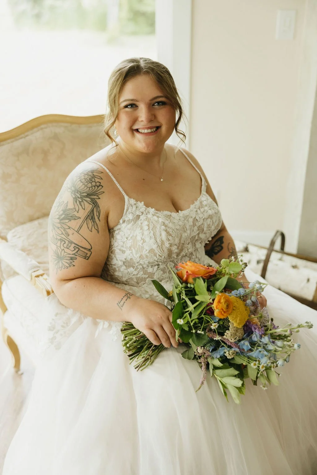 Gorgeous Bride and her bouquet 
THE STRICKS -- JESSIE FINCH PHOTOGRAPHY
