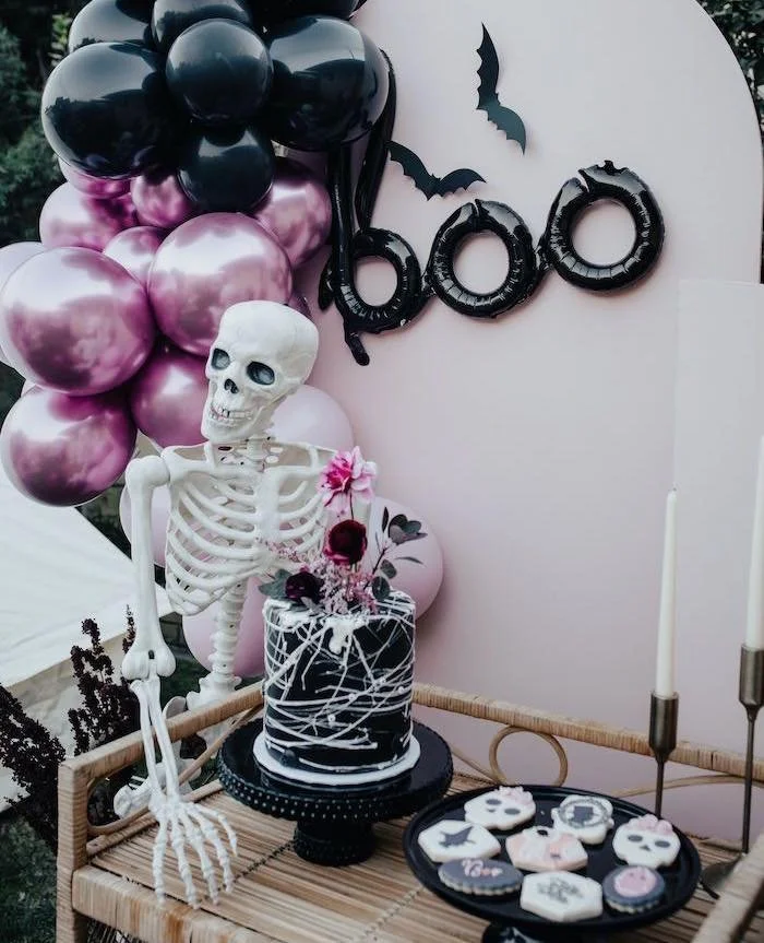 Fa-BOO-lous Halloween Party Décor and dessert bar
