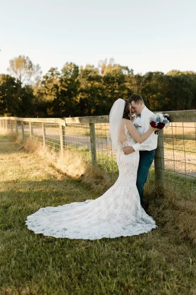 Fall Wedding Couple, Anna and Jordan Wiley. 