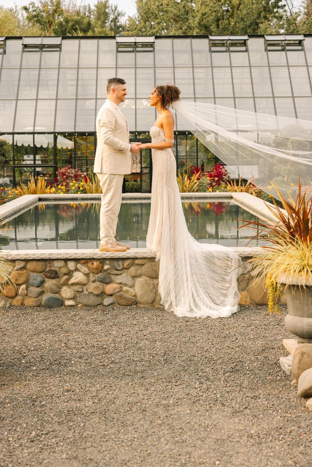 Dreamy Wedding Photo by Brian Storey Photography. 