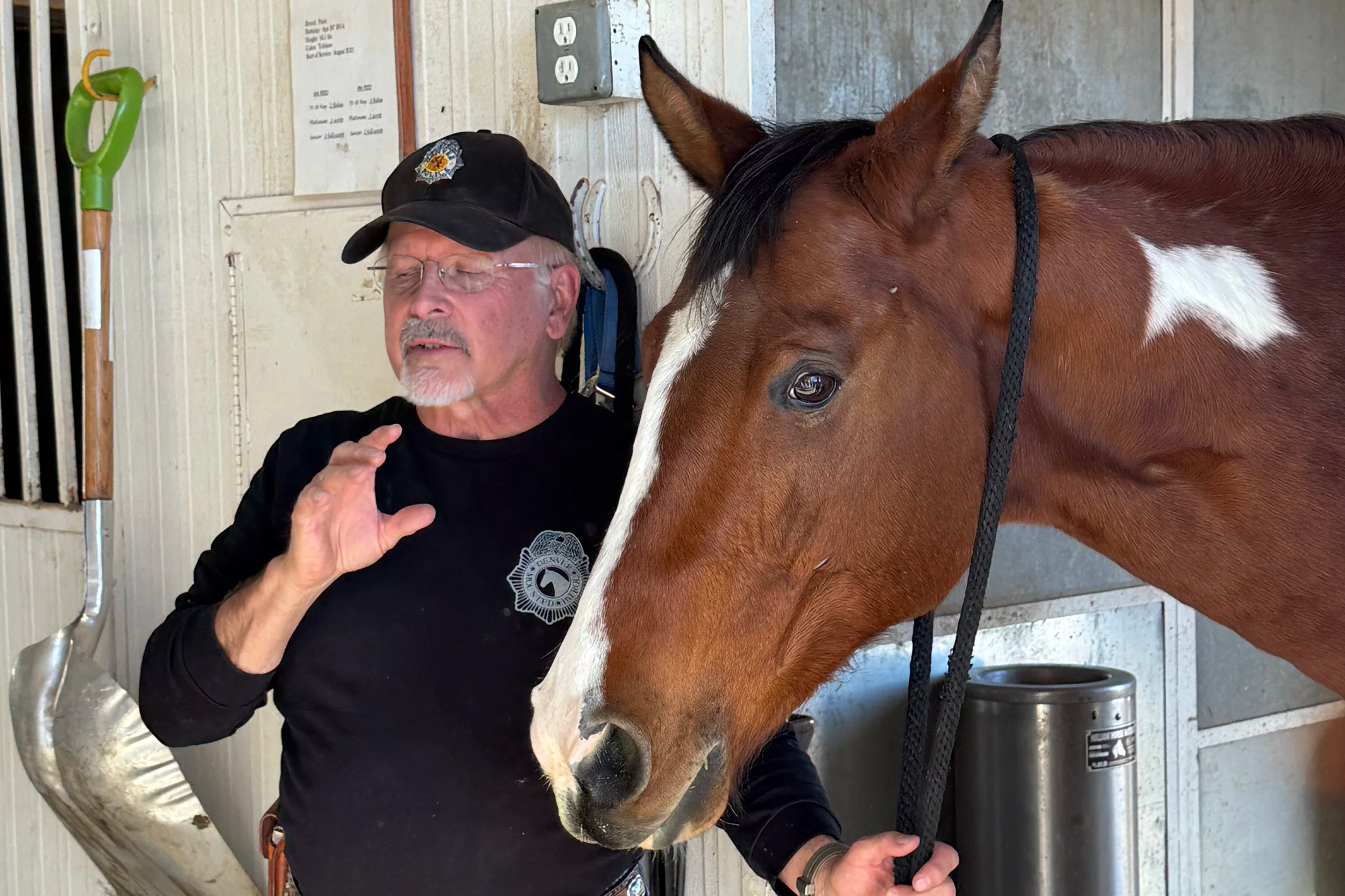 JCHC members tour the Denver Police Department's Mounted Patrol barn - November, 2025