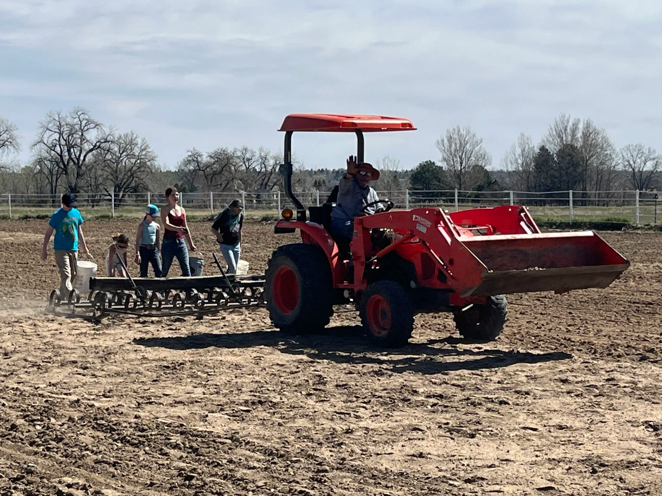 JCHC Members Volunteering at the Indiana Equestrian Center Cleanup Day - April, 2025